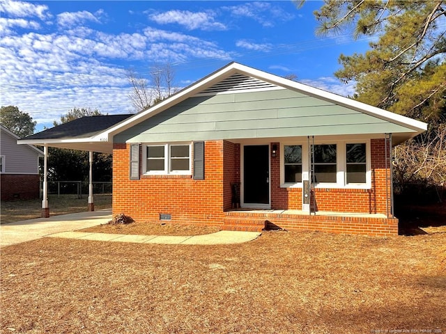 bungalow with a carport