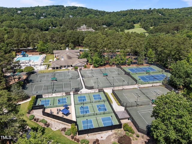 71012 Russell, Chapel Hill, NC 27517 - bird's eye view of a heavily wooded area