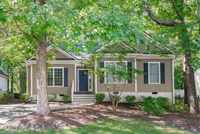 view of front of home