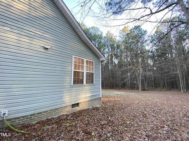 view of side of property