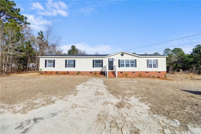 view of manufactured / mobile home