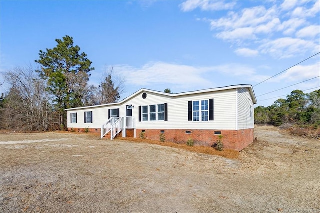 view of manufactured / mobile home