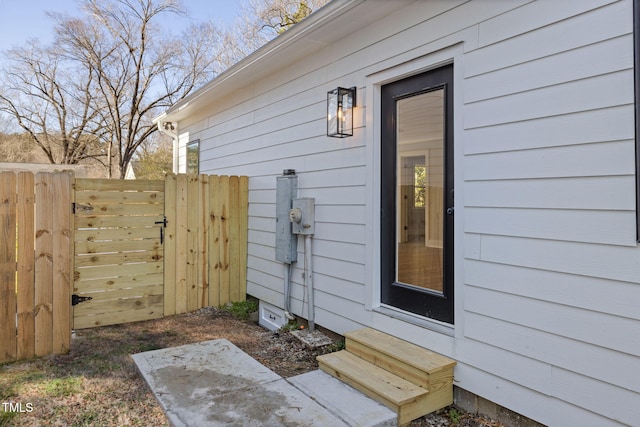 view of entrance to property