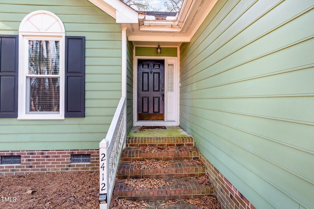 view of property entrance