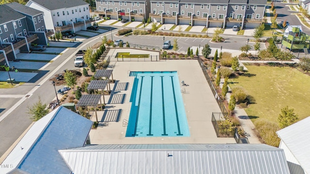 view of pool