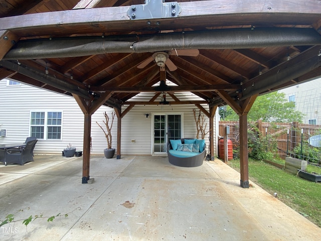 401 Lawton Dr, Haw River, NC 27258 - view of patio / terrace with a gazebo