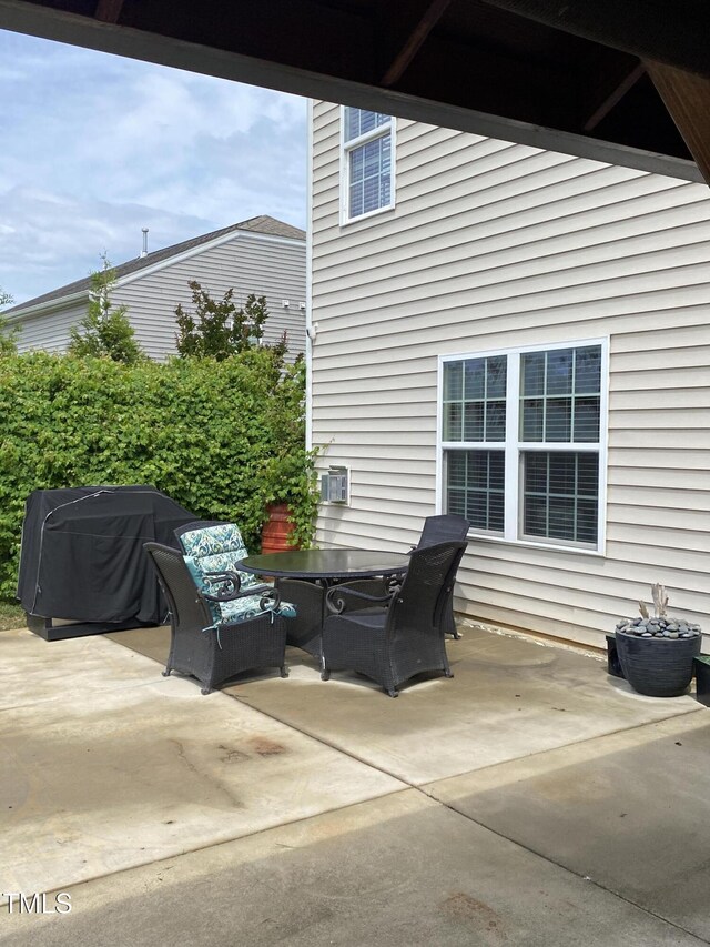 401 Lawton Dr, Haw River, NC 27258 - view of patio / terrace with outdoor dining space