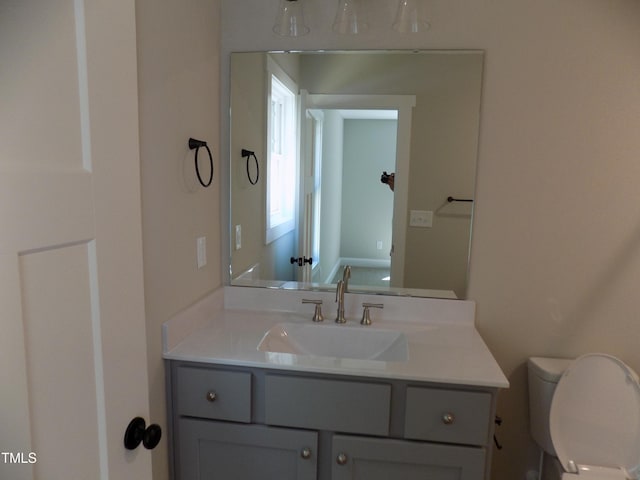 104 Halifax Rd, Louisburg, NC 27549 - bathroom with toilet and vanity