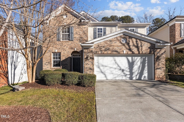 front facade featuring a garage