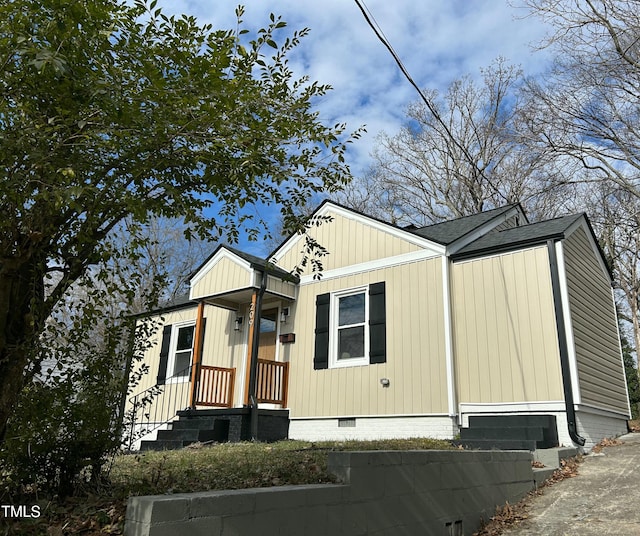 view of front of home