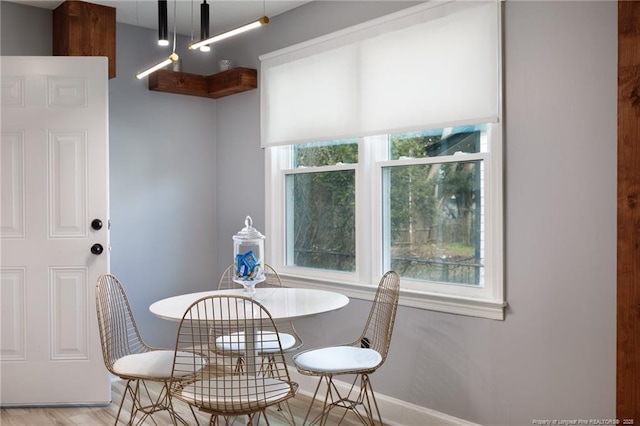 view of dining room