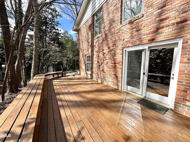 view of deck