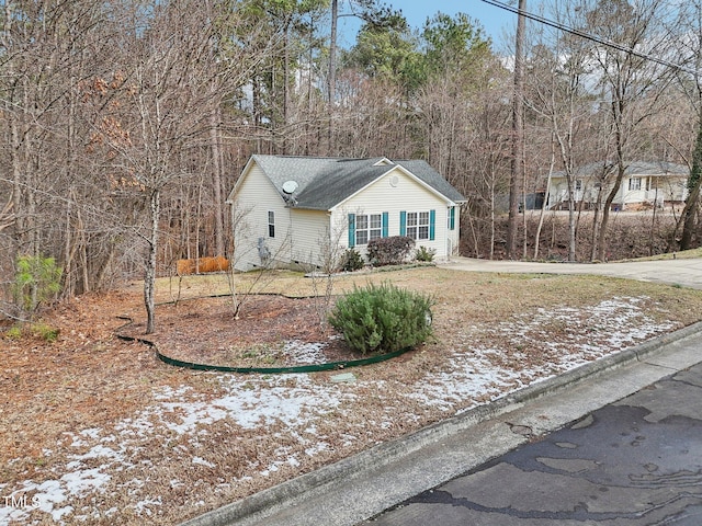 view of front of home