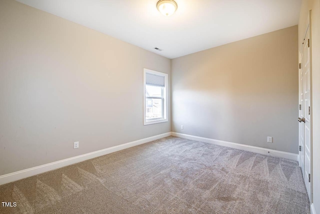 empty room featuring carpet