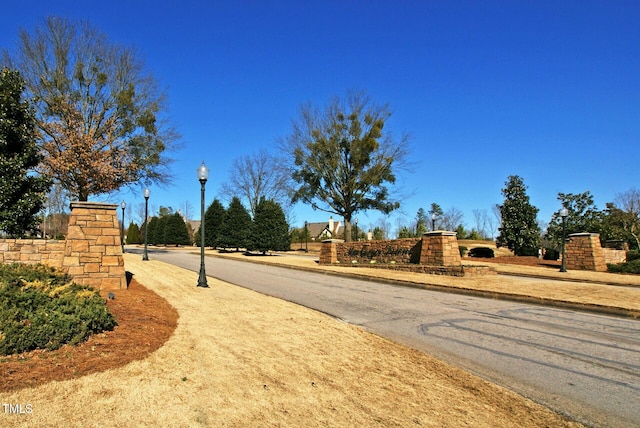 view of street featuring street lighting