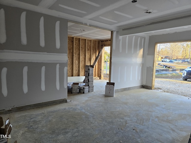 view of unfurnished living room