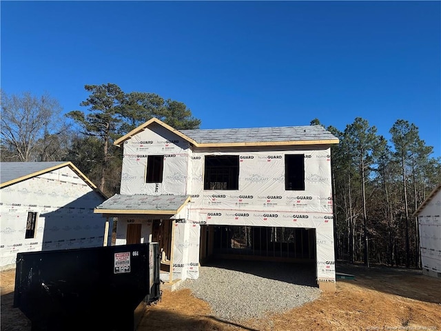 view of property in mid-construction