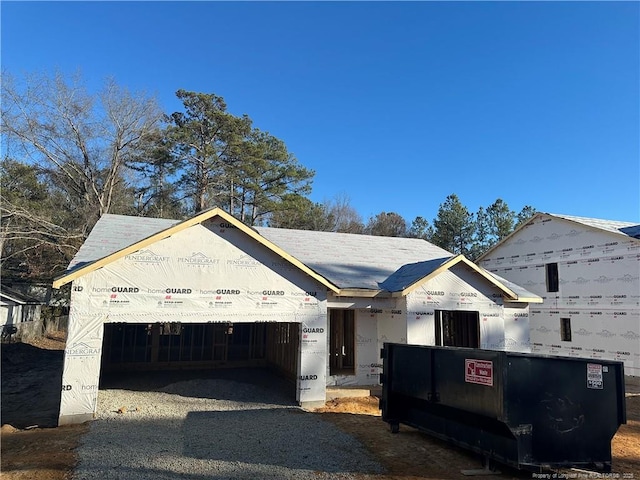 view of property in mid-construction