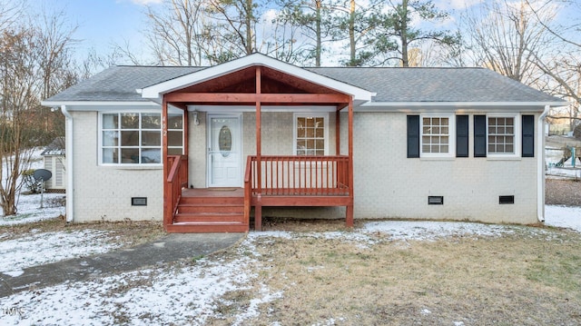 view of front of property