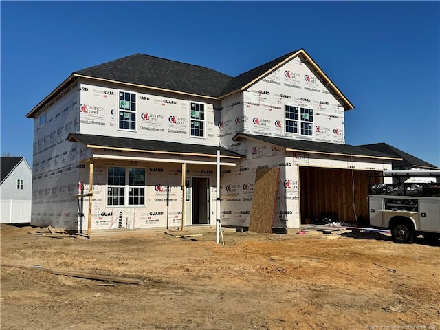 view of property in mid-construction