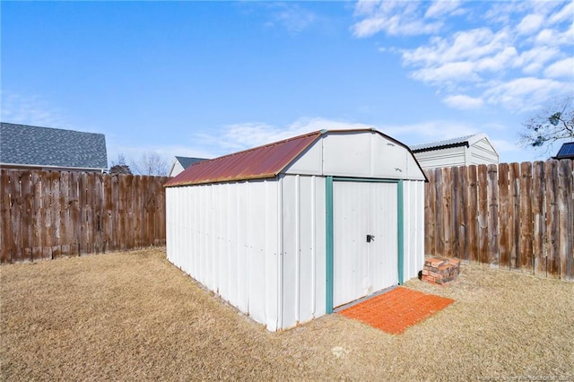 view of outbuilding