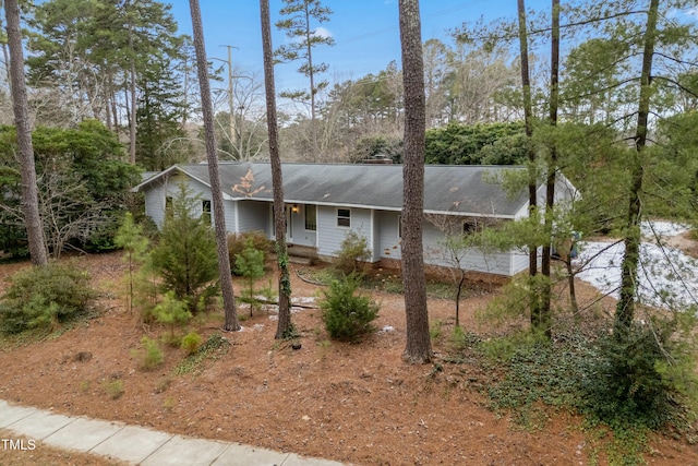 view of property exterior