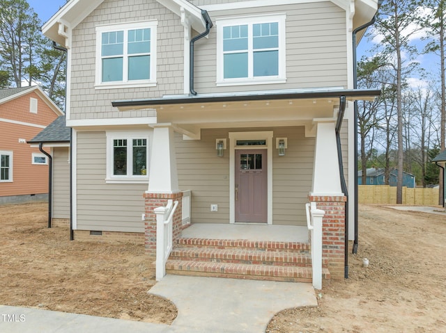 view of front of house featuring a porch