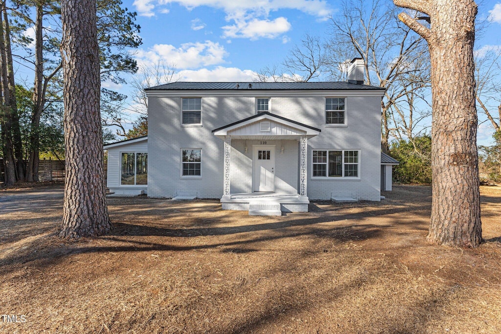 view of rear view of property