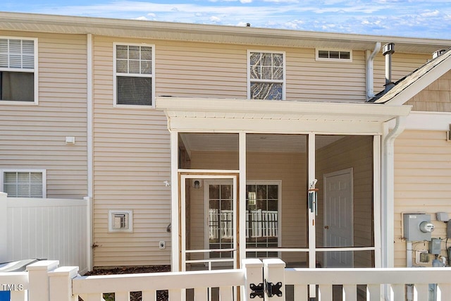 view of rear view of house