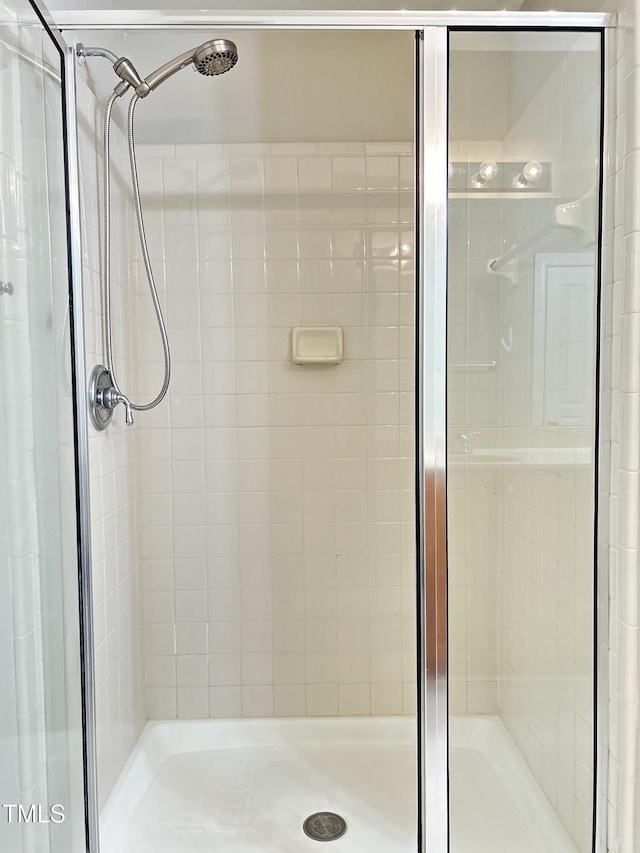 bathroom with walk in shower