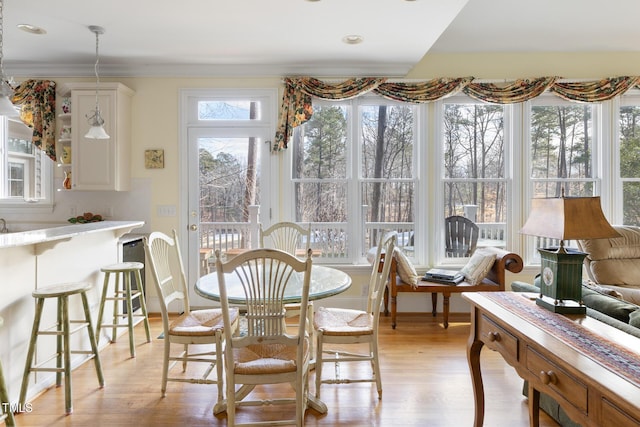 sunroom / solarium with plenty of natural light