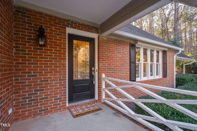 view of entrance to property