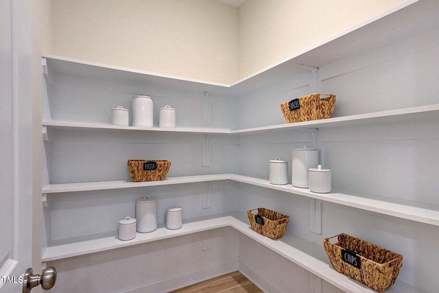 view of pantry