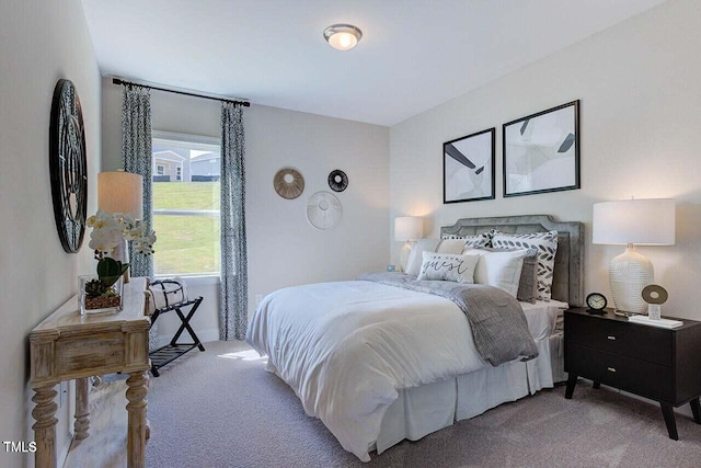 bedroom featuring carpet floors