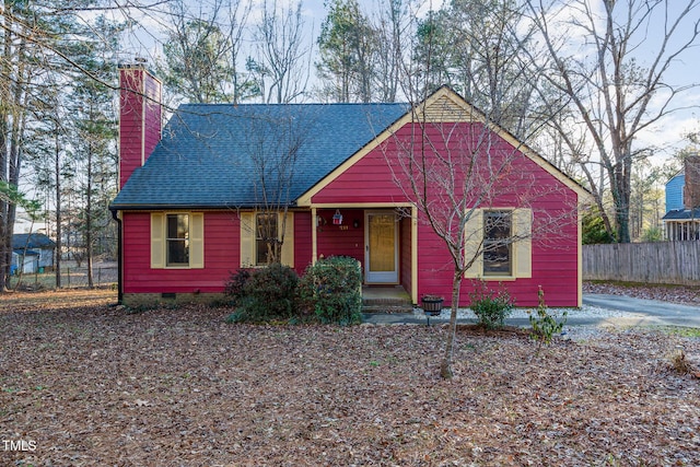 view of front of property