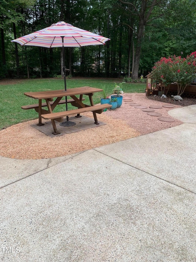 view of patio