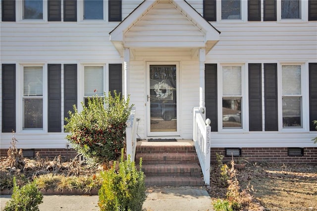 view of property entrance