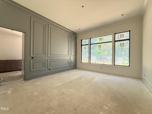 view of empty room