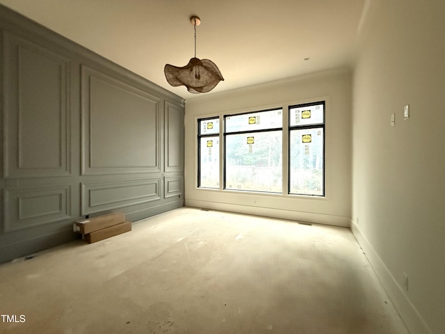 7013 Buckhead Dr, Raleigh, NC 27615 - spare room with concrete flooring