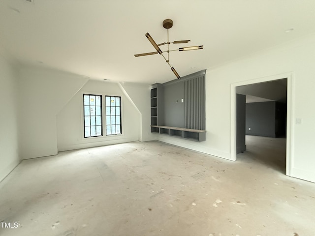 7013 Buckhead Dr, Raleigh, NC 27615 - unfurnished living room with vaulted ceiling