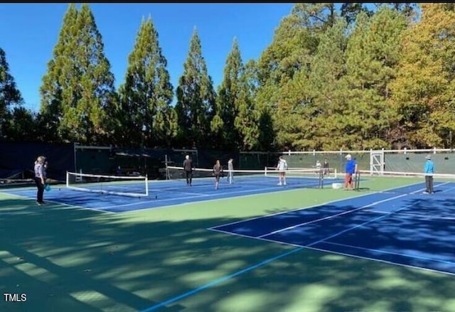 view of sport court