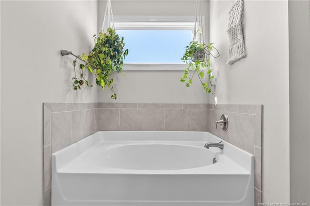 bathroom with a bathtub