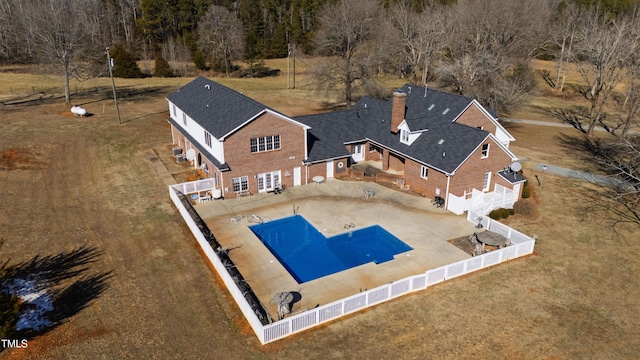 drone / aerial view