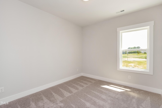 empty room with carpet floors