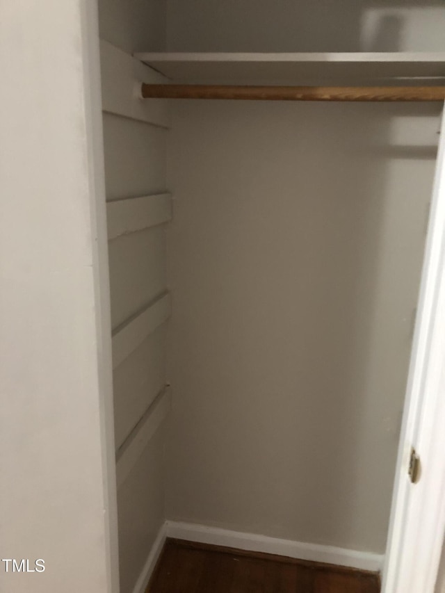 view of closet