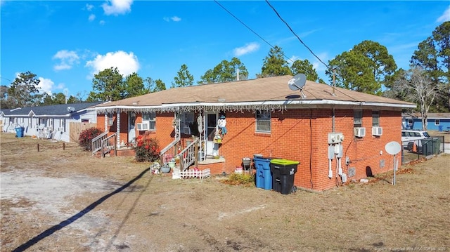 view of rear view of property