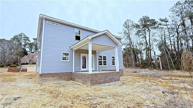 view of front of home