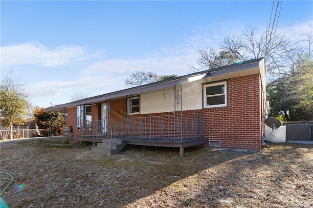 view of front of property