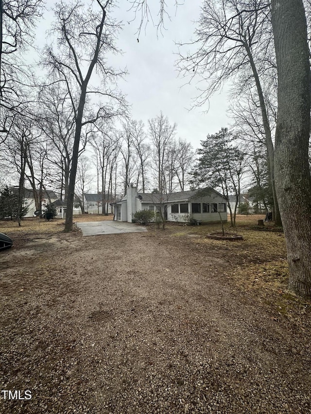 view of front of property