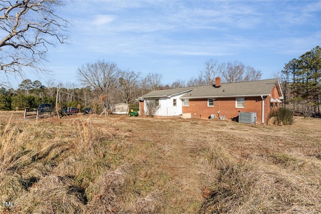 exterior space with central AC unit